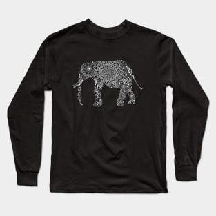 Mandala elephant Long Sleeve T-Shirt